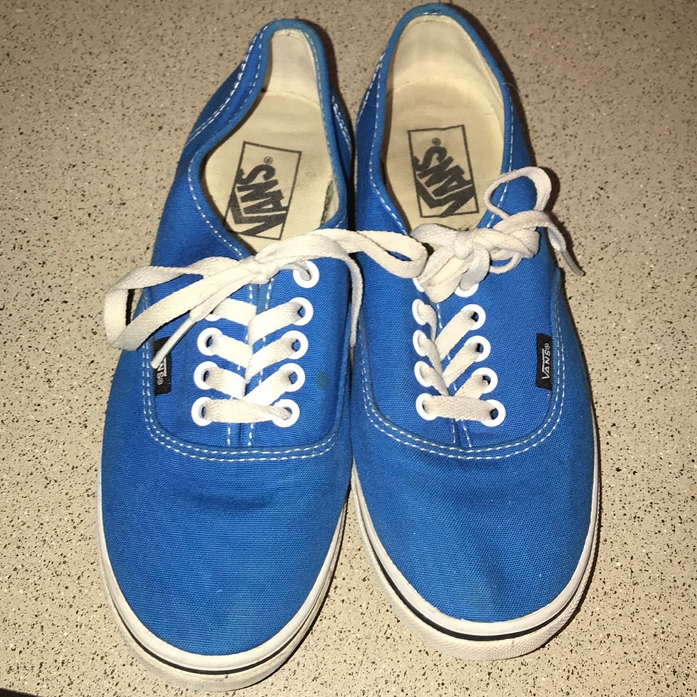 Royal blue vans - lo pro